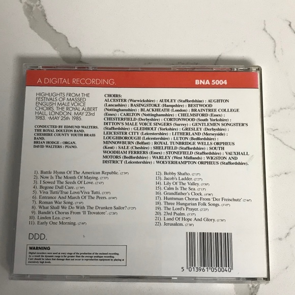 Digital Massed Choirs Spectacular Festival of Massed English Male Voice Choirs - Picture 2 of 3